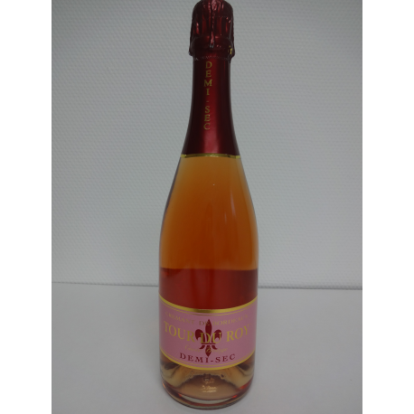 Crémant de Bordeaux  Rosé Demi-sec  "Tour du roy" Cuvée Prestige (0,75L)